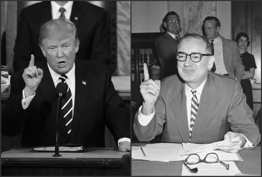 Donald Trump and Joseph McCarthy