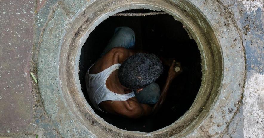 sewer workers