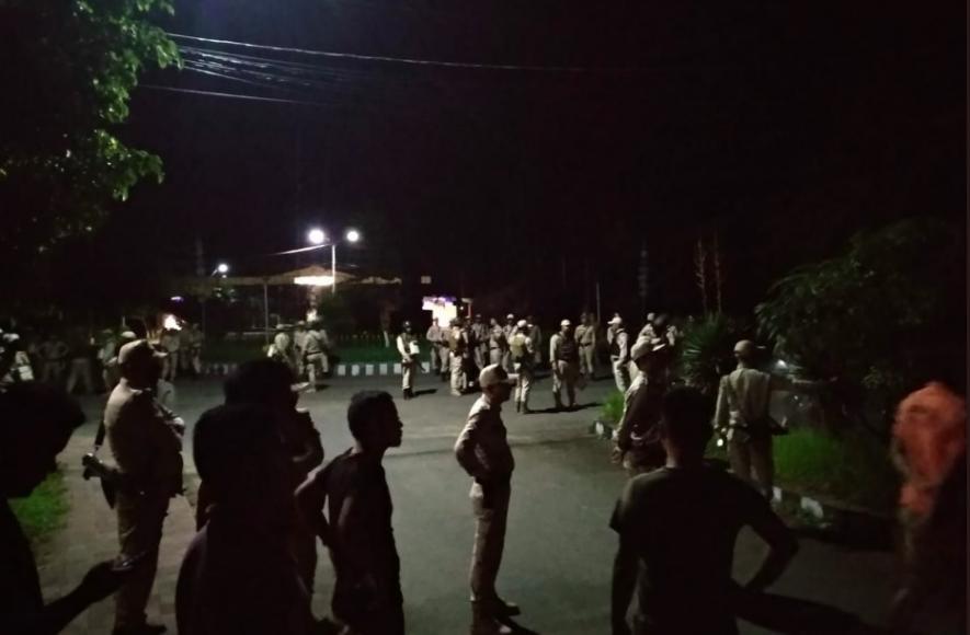 manipur university protest