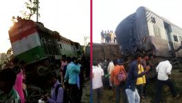 न्यू फरक्का एक्सप्रेस दुर्घटनाग्रस्त।