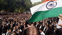 lawer protest in delhi