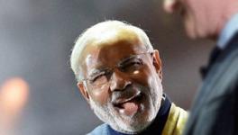 narendra modi laughing