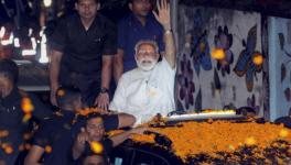 रांची में मोदी का रोड शो