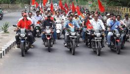 railway employee protest