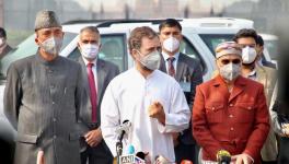 राहुल की अगुवाई में राष्ट्रपति से मिला कांग्रेस का प्रतिनिधिमंडल