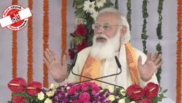 नरेंद्र मोदी ने की भाषण में योगी सरकार की झूठी तारीफ़, किये ग़लत दावे, दिये ग़लत आंकड़े