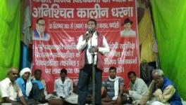 journalist has been sitting on dharna for 50 days in Chandauli