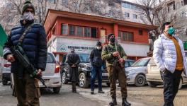 Scenes from the Kashmir press club 