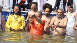 महाकुंभ में यूपी के मुख्यमंत्री योगी आदित्यनाथ